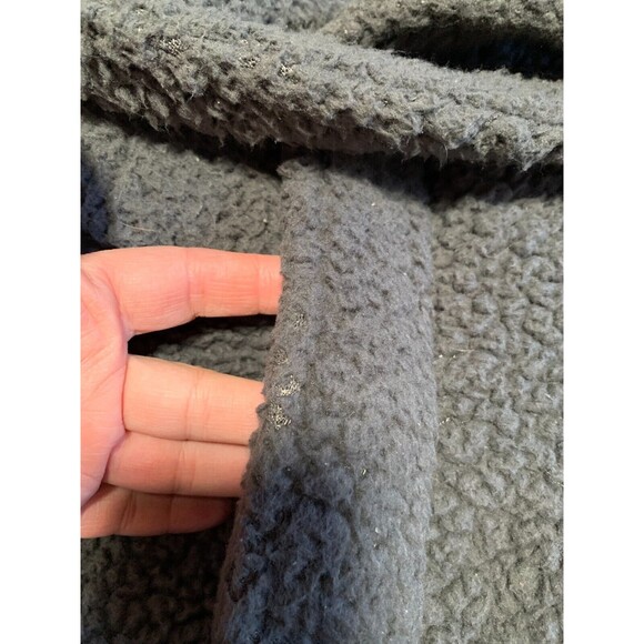 Pottery Barn Robe‎ Unisex Small Charcoal Gray Cozy Knit Long Sleeve Tie Waist - Picture 7 of 15